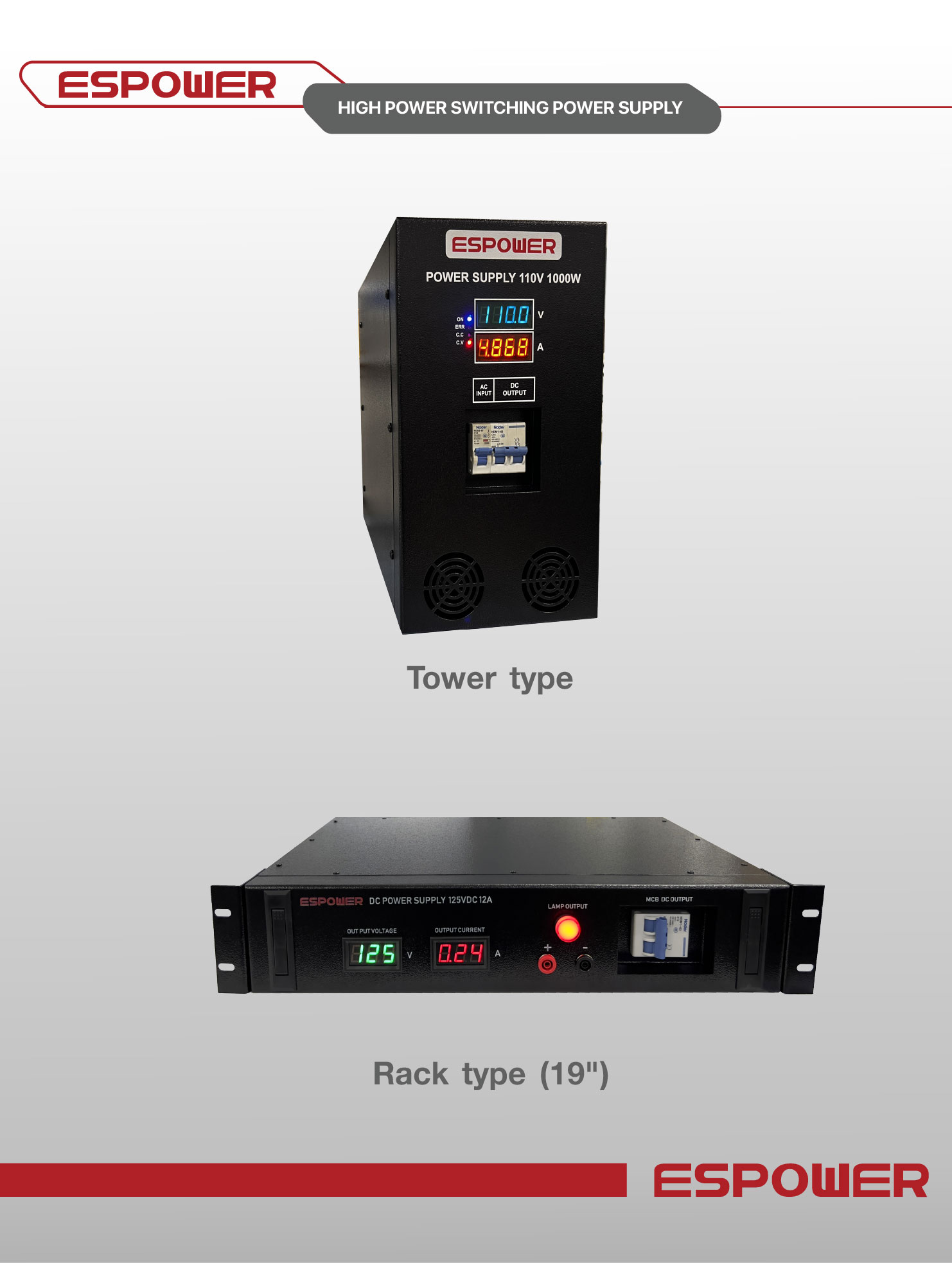 HIGH POWER SWITCHING POWER SUPPLY