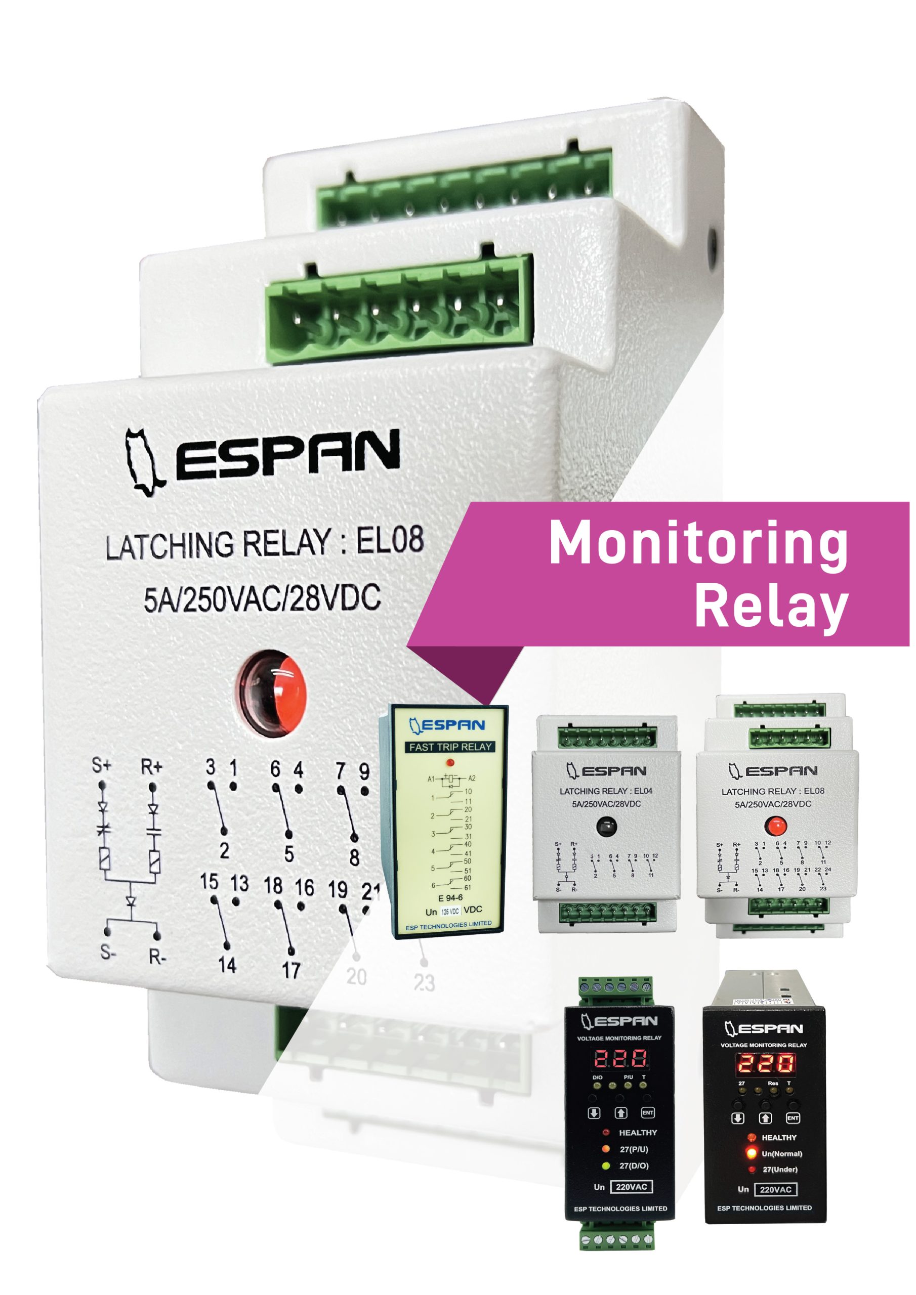 Monitoring Relay, Electronic monitoring